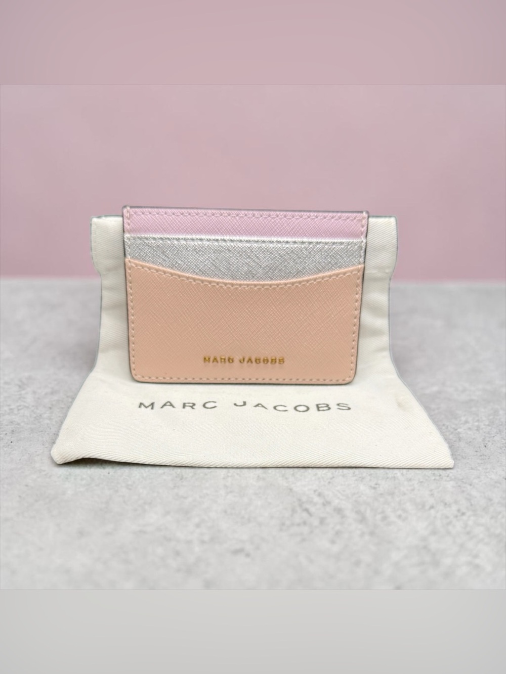 🩷MARC JACOBS🩷The Colorblock Card Case with Dustbag/EUC - Picture 2 of 6